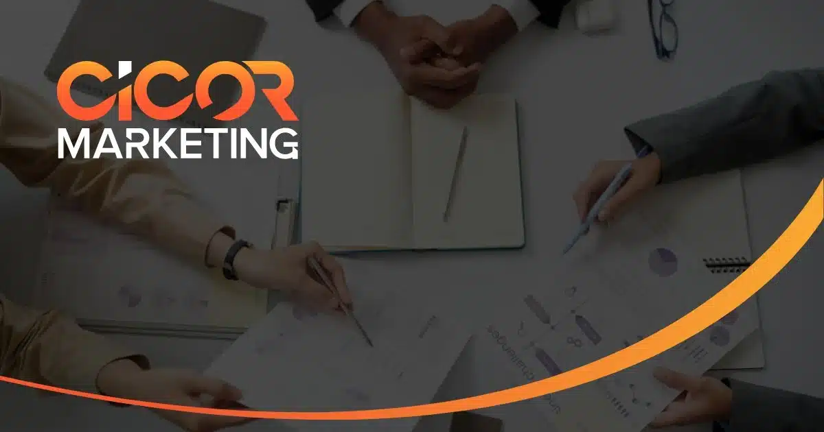 CICOR Marketing graphic explaining the 3-3-3 Rule in marketing, featuring visual elements like icons and diagrams that illustrate a strategy of three stages, three touchpoints, and three metrics for effective campaign planning and audience engagement.