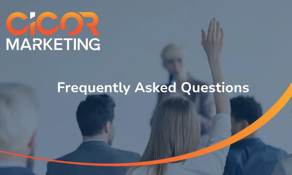 Frequently Asked Questions CICOR marketing Web Design FAQ's
