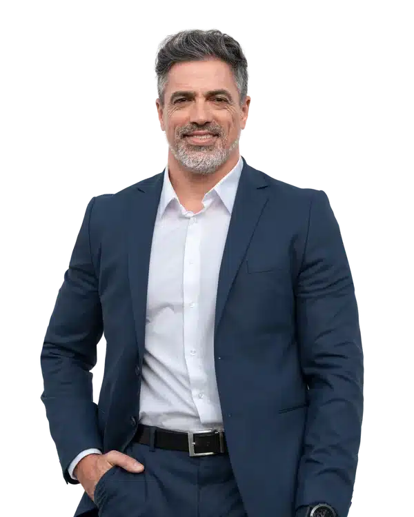 Confident small business owner